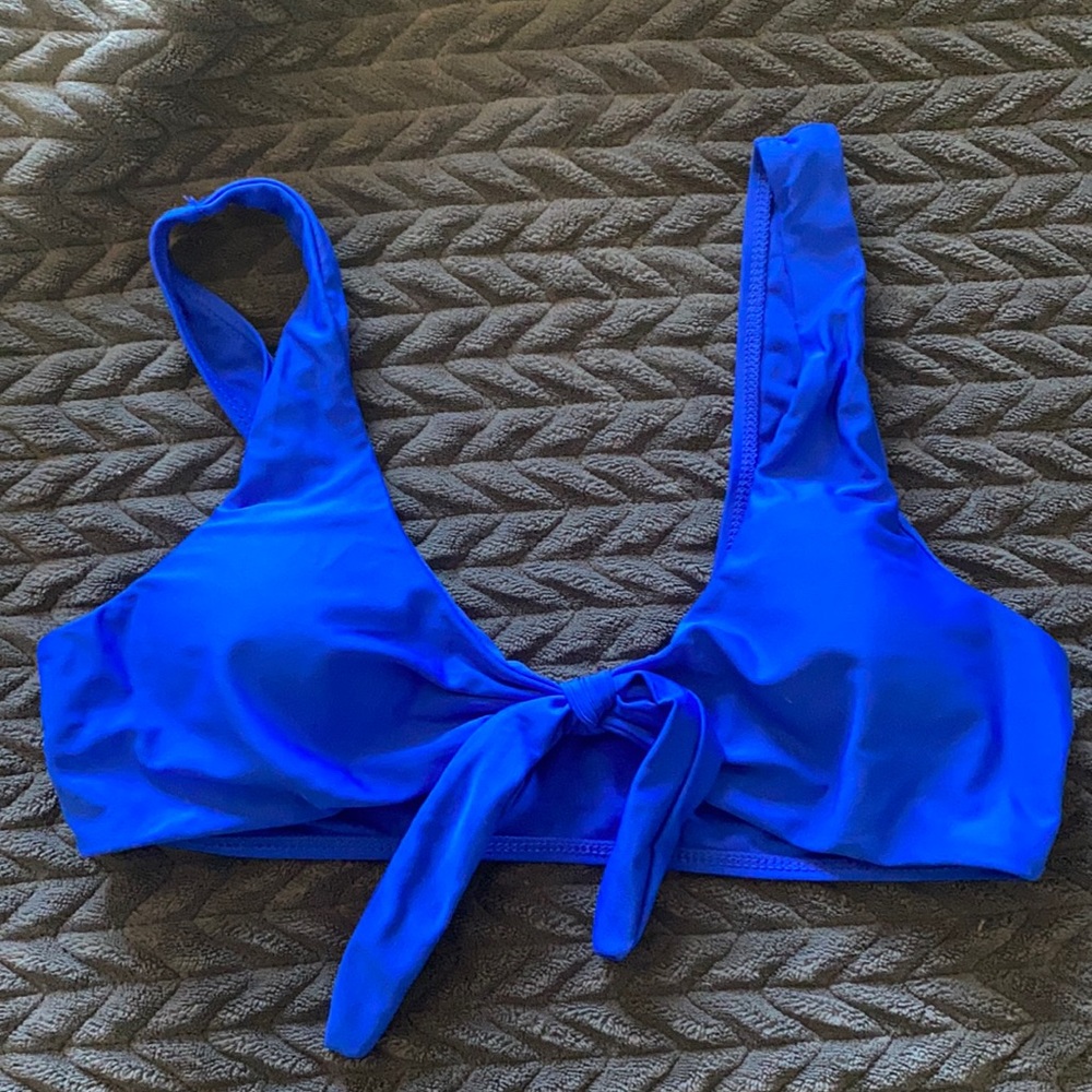Tie front bikini top